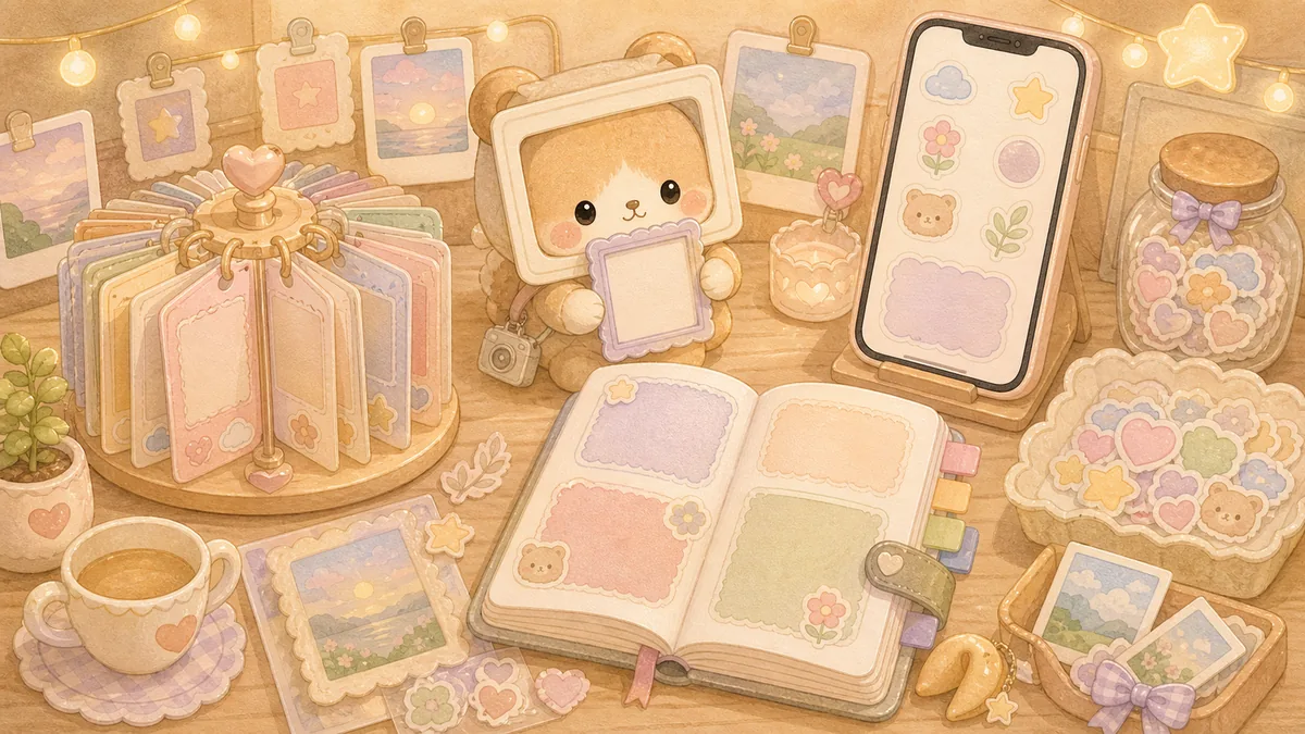 Aesthetic Diary App With A Playful Prompt Mongle Haru curation illustration