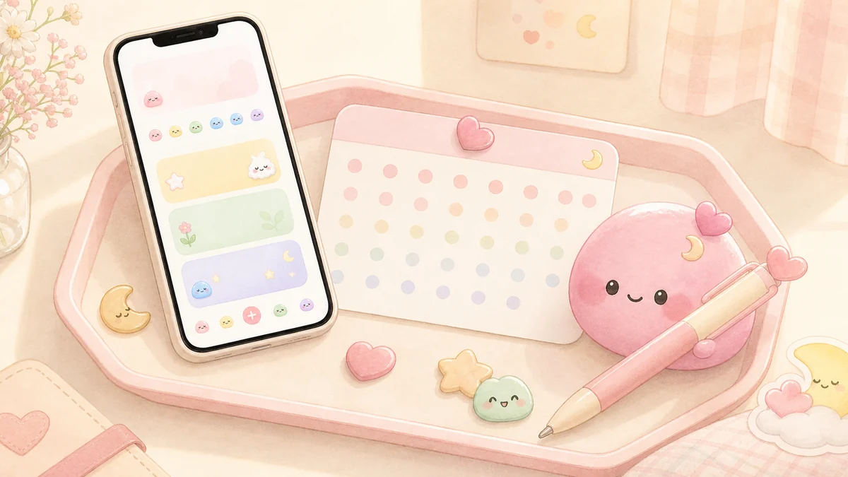cute diary app for a cute writing routine in Mongle Haru