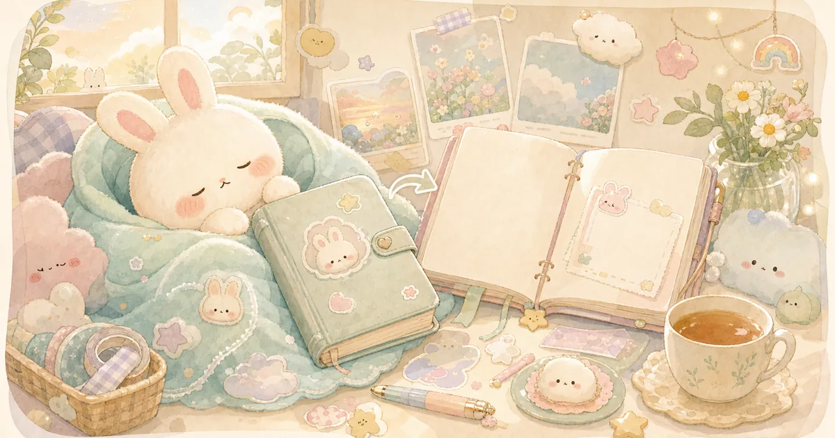 Cute Diary App for a Gentle Reset guide for Mongle Haru