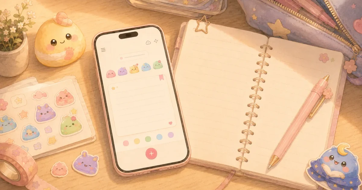cute diary app for students in Mongle Haru
