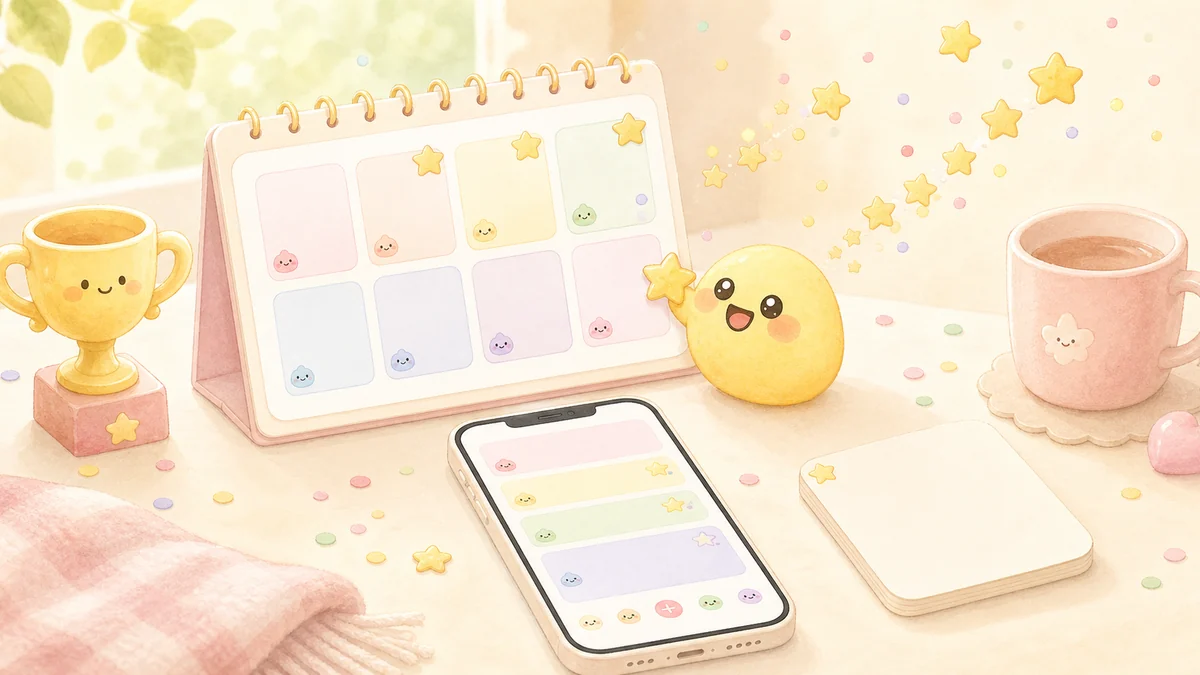 cute diary app for tiny wins in Mongle Haru