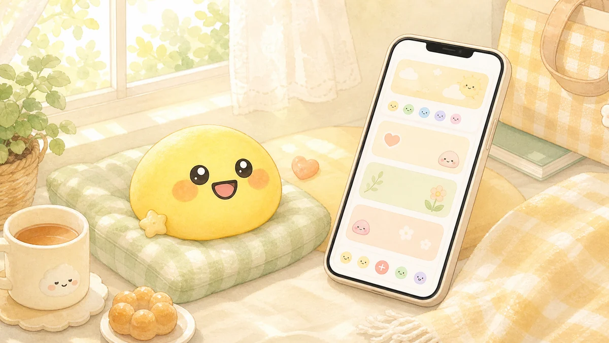 cute diary app for weekend notes in Mongle Haru