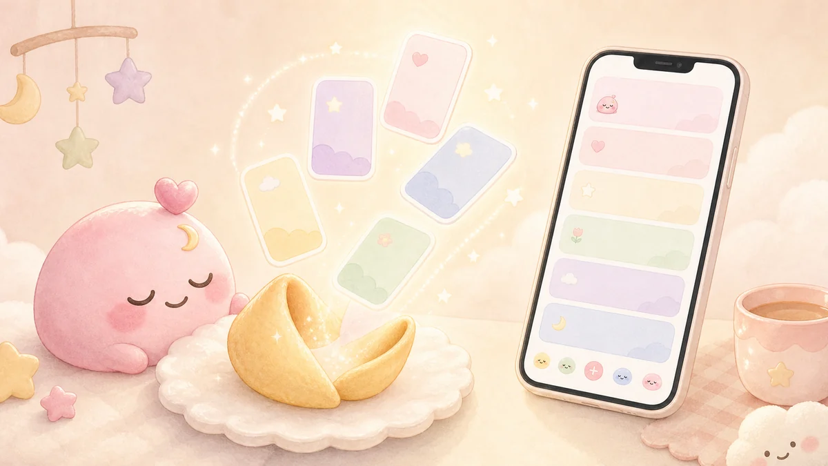 cute diary app with Lucky Mongle Cookie in Mongle Haru