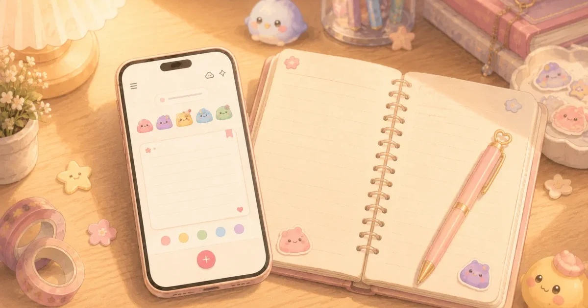 digital diary app with photos in Mongle Haru
