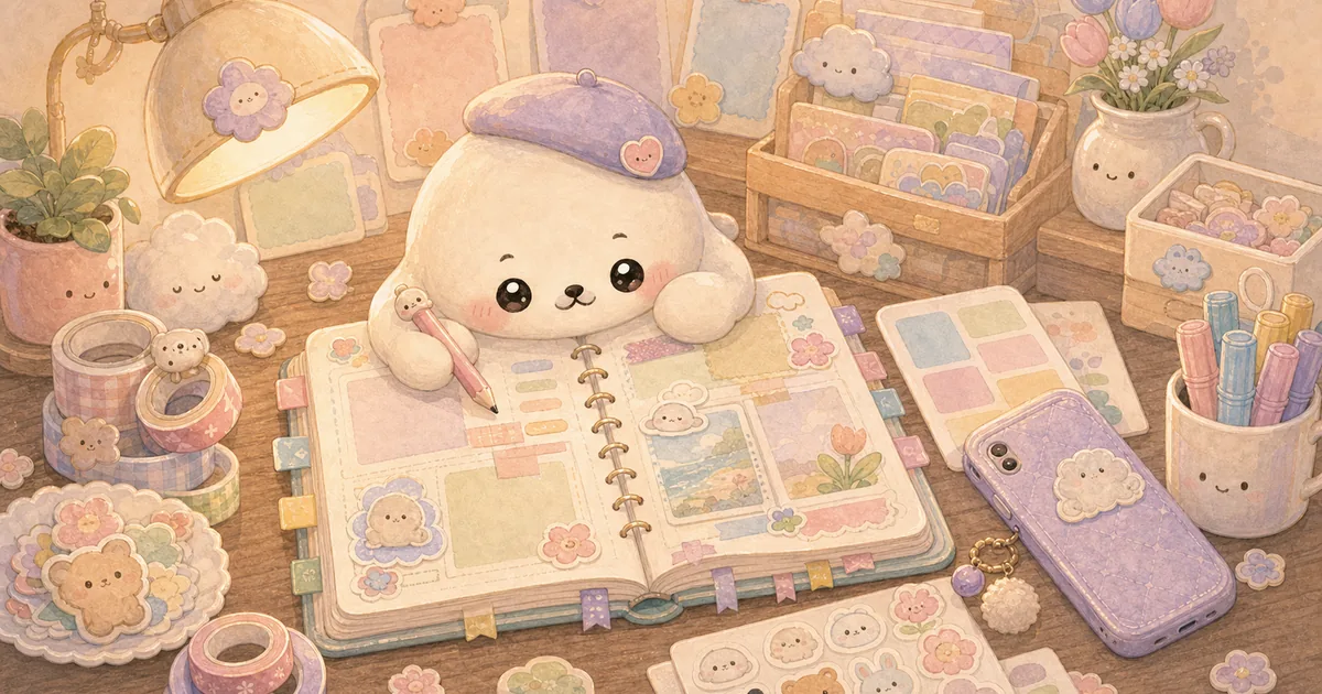 Private Diary App For Creative Diary Pages blog thumbnail illustration for Mongle Haru