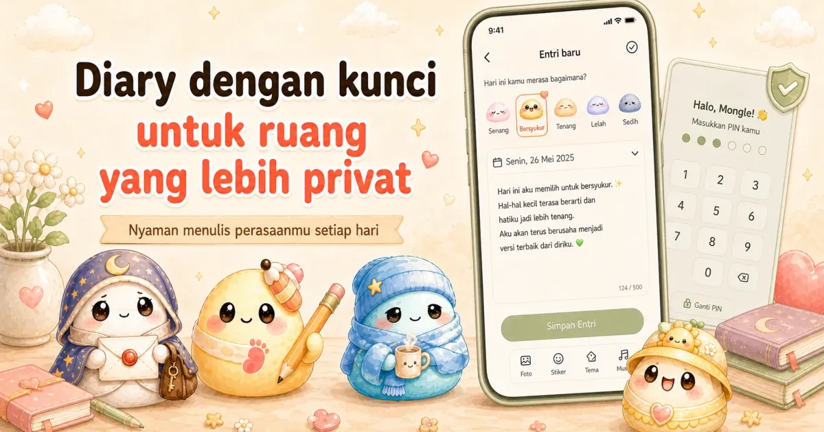 private diary app for phone in Mongle Haru
