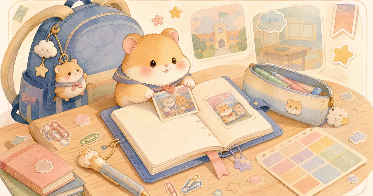Private Diary App For School Memories blog thumbnail illustration for Mongle Haru
