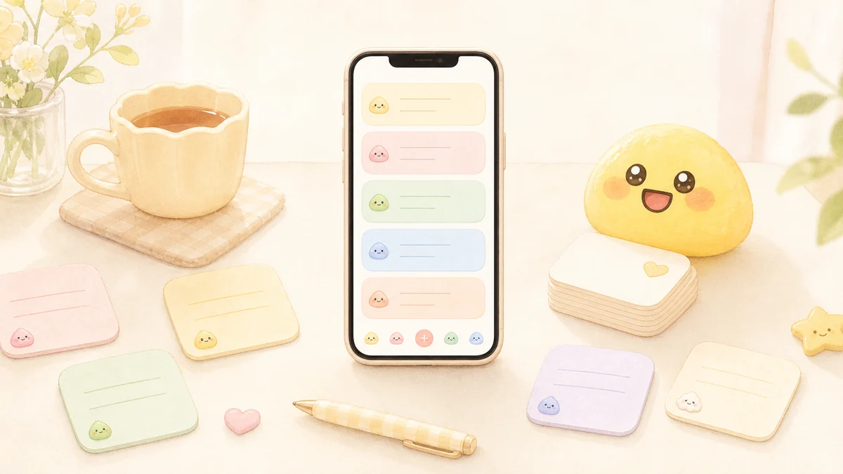 private diary app for short entries in Mongle Haru
