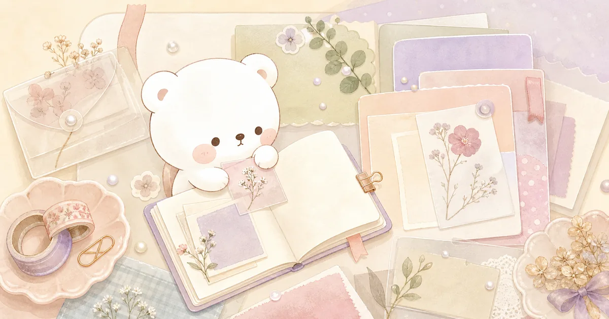 Private Diary App For Soft Aesthetic Notes blog thumbnail illustration for Mongle Haru