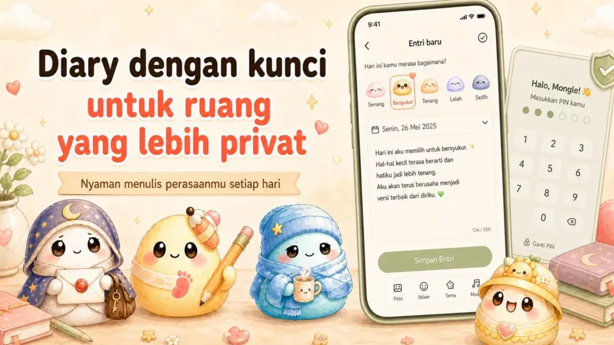 Example for private diary app for students