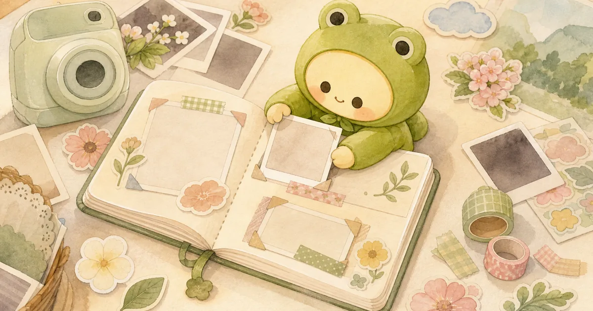 Private Diary App With Photos blog thumbnail illustration for Mongle Haru