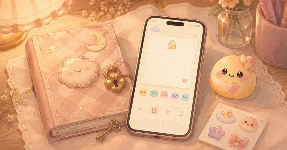 private diary app in Mongle Haru