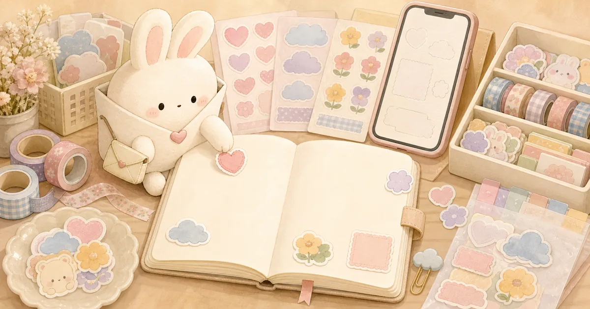 Sticker Diary App For Beginners Mongle Haru blog thumbnail