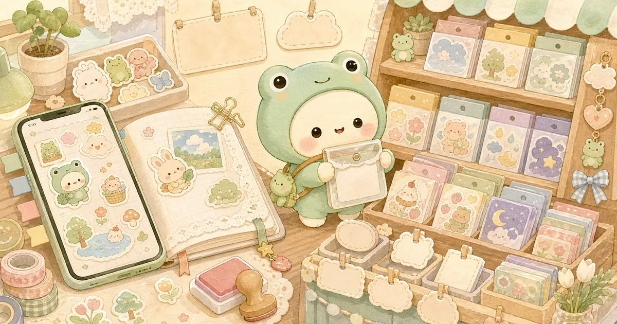 Sticker Diary App With A Sticker Shop Mongle Haru blog thumbnail