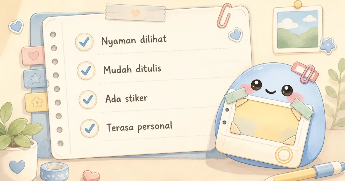 sticker diary app in Mongle Haru