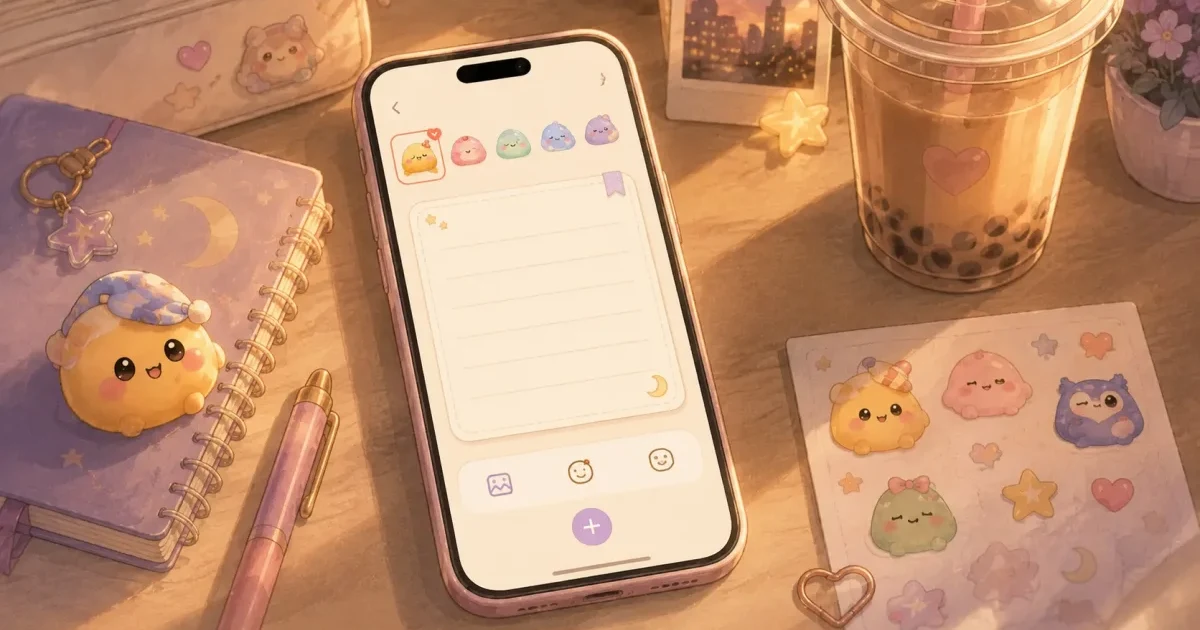timeline diary app with photos in Mongle Haru