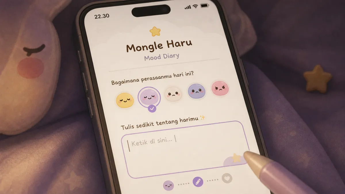 Tips menulis mood harian dengan satu kalimat