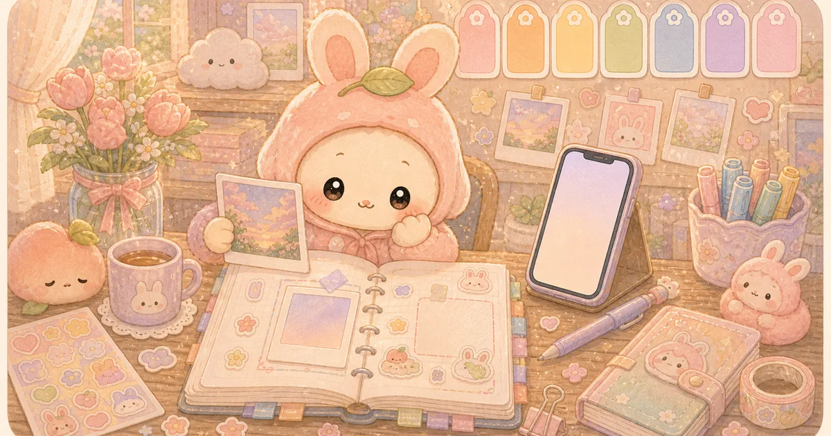 Thumbnail blog cara memakai foto di diary digital dari Mongle Haru
