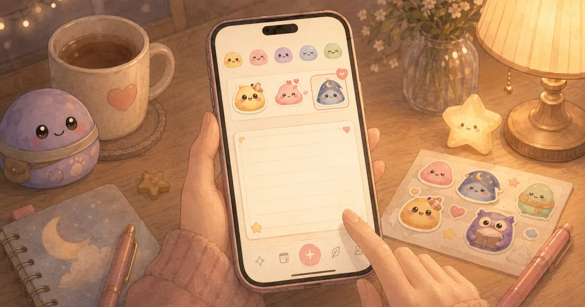 Cara mencatat perasaan dengan stiker emosi dan satu kalimat