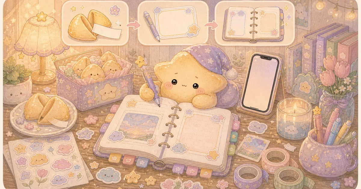 Thumbnail blog cara mengubah lucky mongle cookie menjadi diary dari Mongle Haru