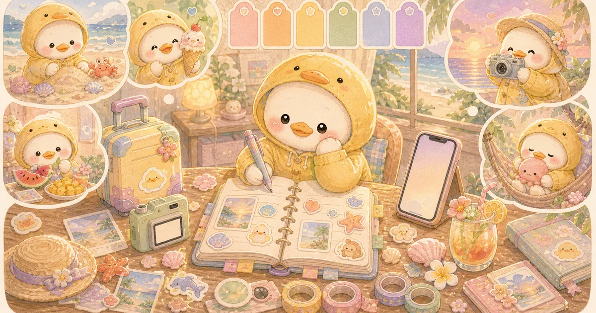 Thumbnail blog contoh diary tentang liburan dari Mongle Haru