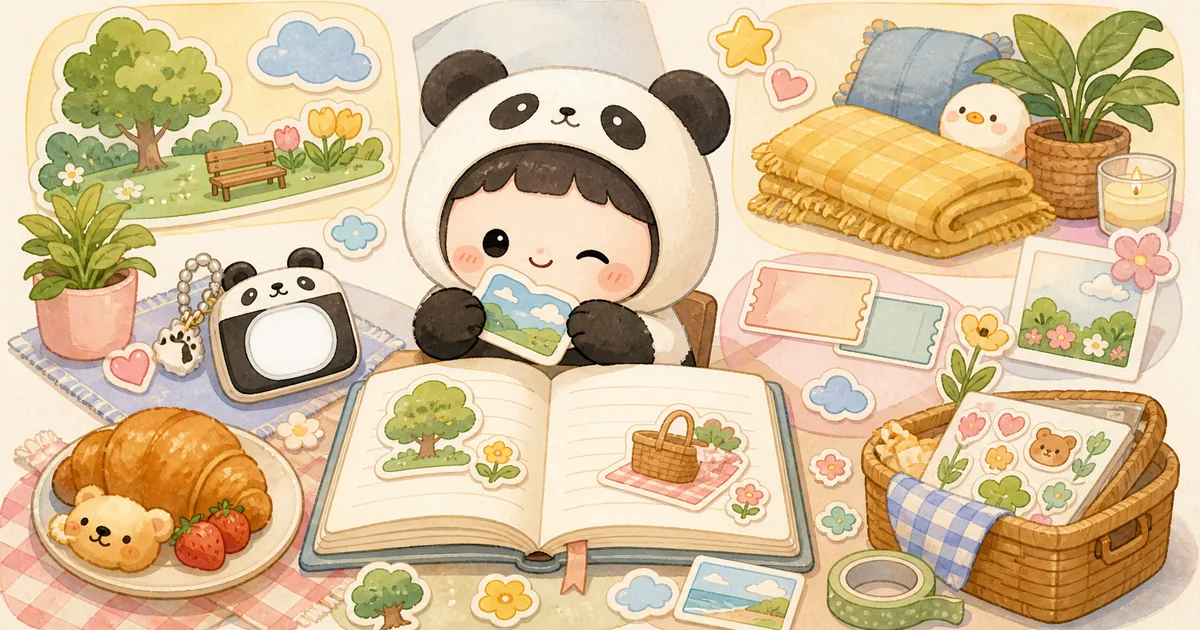 Thumbnail blog diary akhir pekan bergaya curation banner Mongle Haru