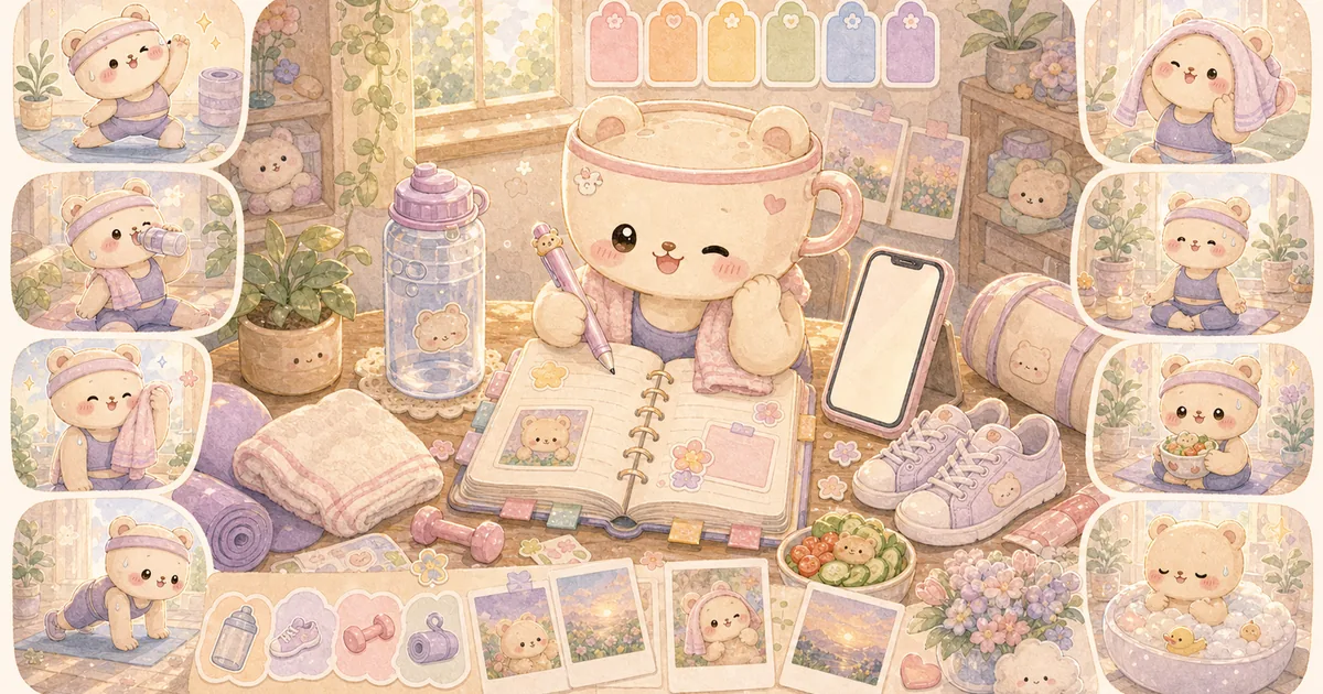 Thumbnail blog diary setelah olahraga dari Mongle Haru