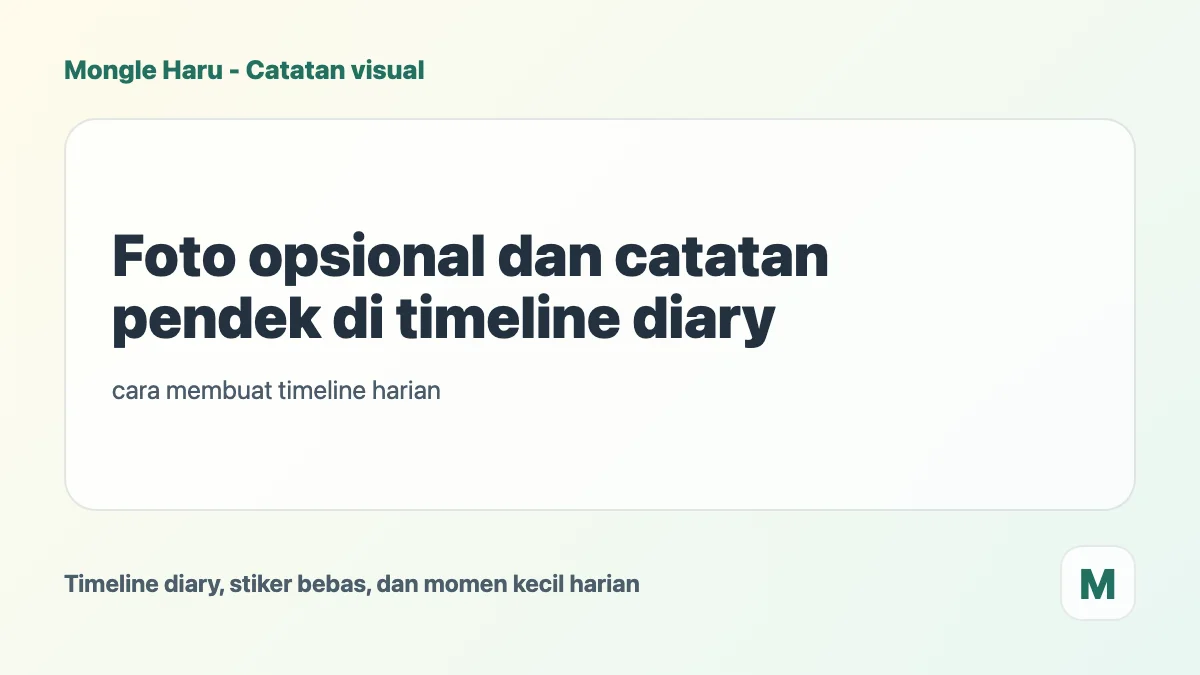 Catatan singkat setelah prompt harian