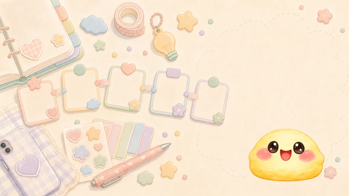 Ide Catatan Timeline Diary dengan catatan kecil di Mongle Haru