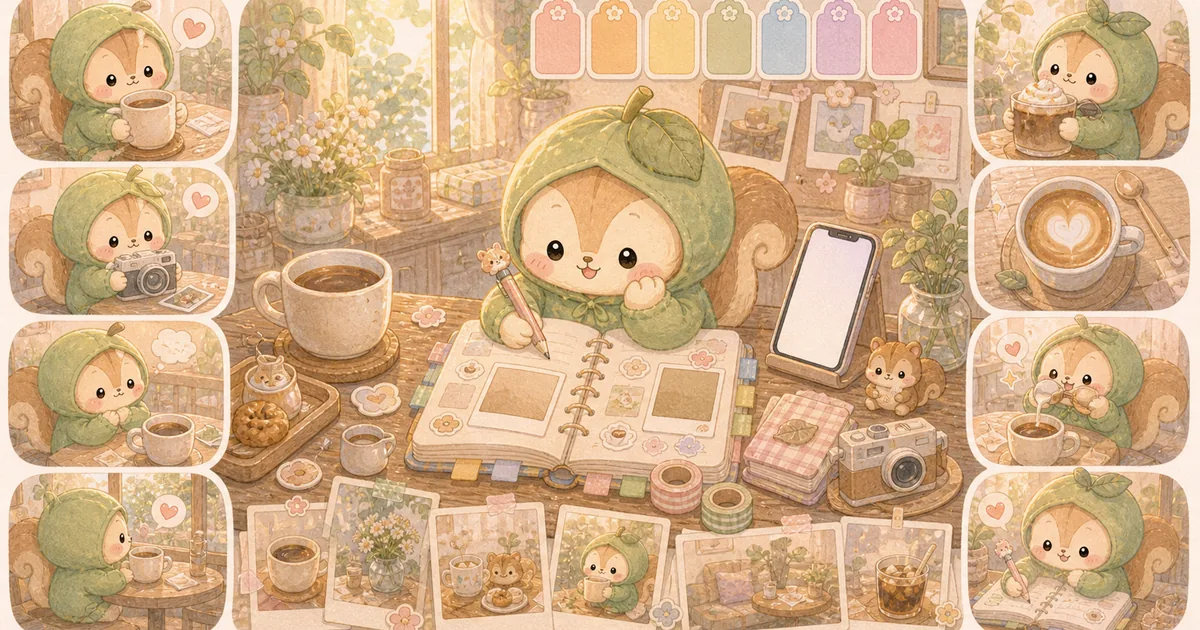 Thumbnail blog ide diary untuk foto kopi dari Mongle Haru