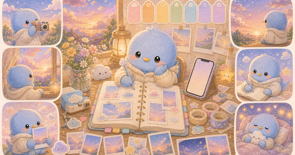 Thumbnail blog ide diary untuk foto langit dari Mongle Haru