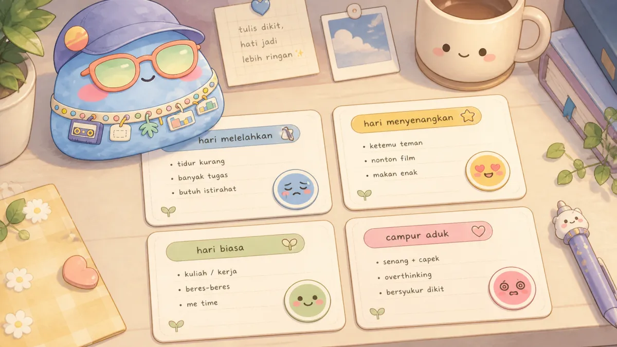 ide menulis diary di Mongle Haru