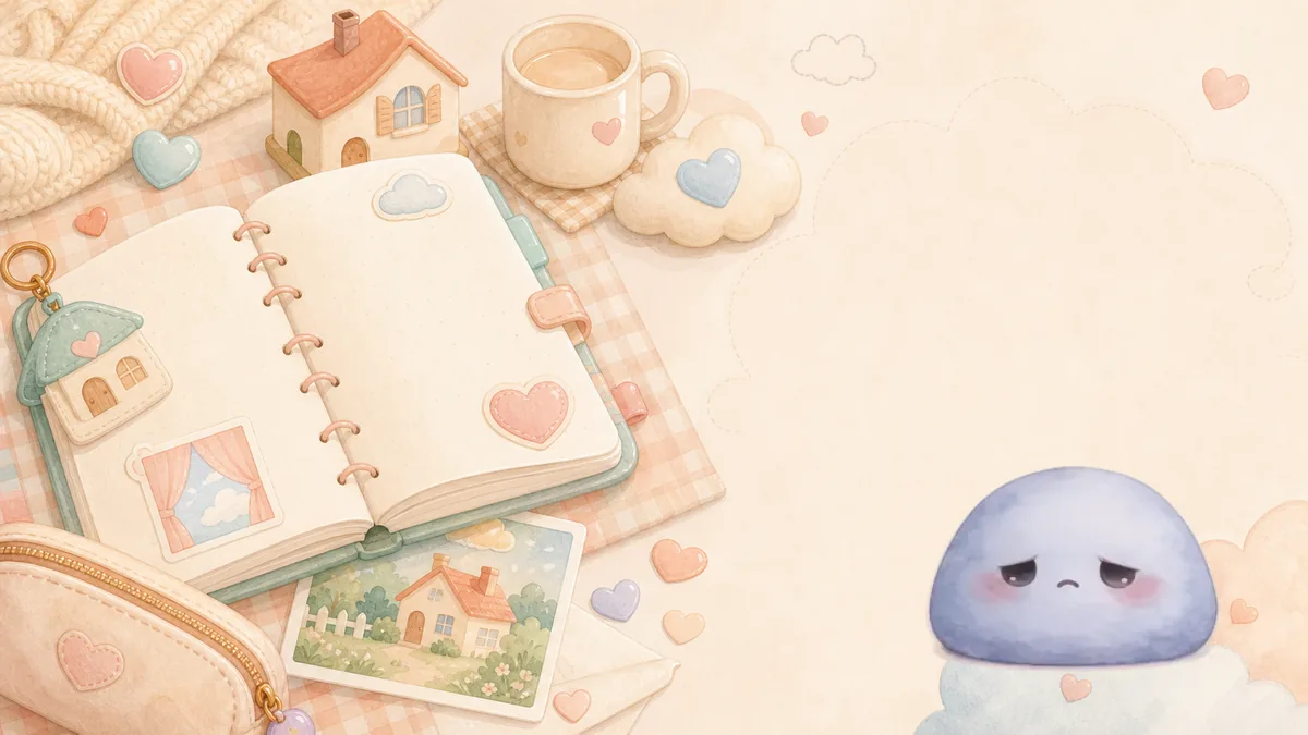 Menulis Diary Saat Kangen Rumah dengan catatan kecil di Mongle Haru