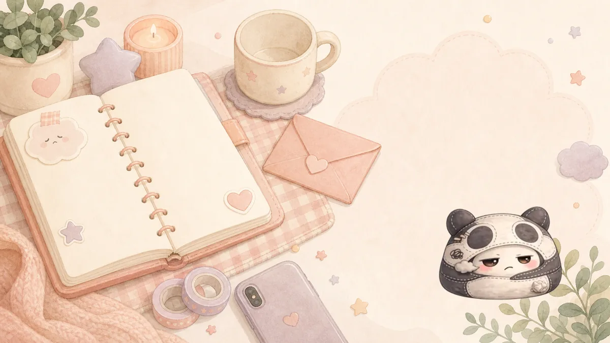 Menulis Diary Saat Kecewa dengan catatan kecil di Mongle Haru