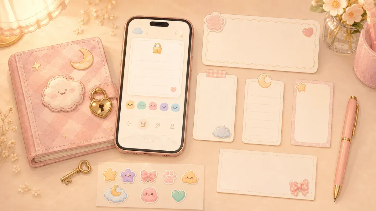 Checklist intent private diary app indonesia