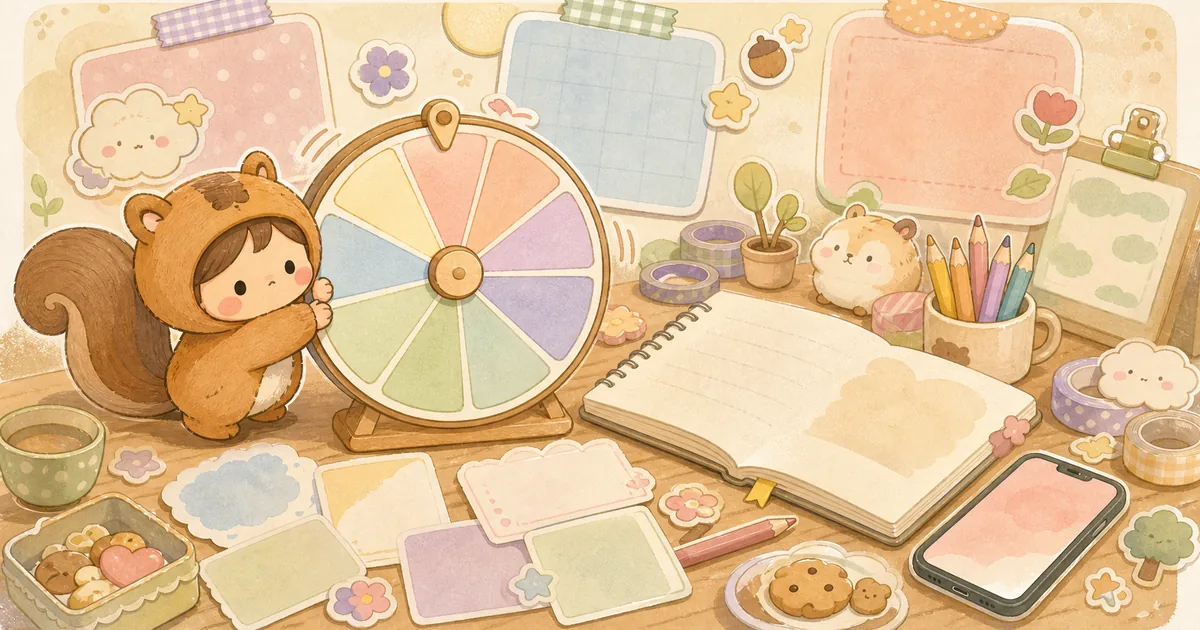 Thumbnail blog prompt diary saat bosan bergaya curation banner Mongle Haru