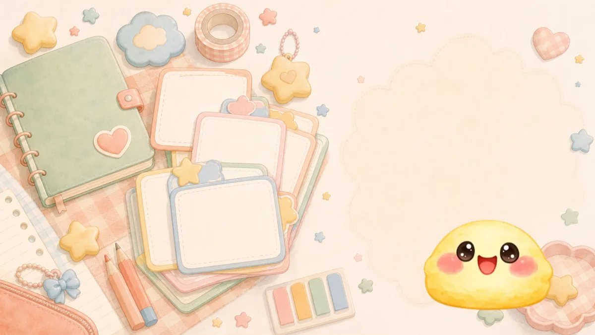 Prompt Diary Untuk Pelajar dengan catatan kecil di Mongle Haru