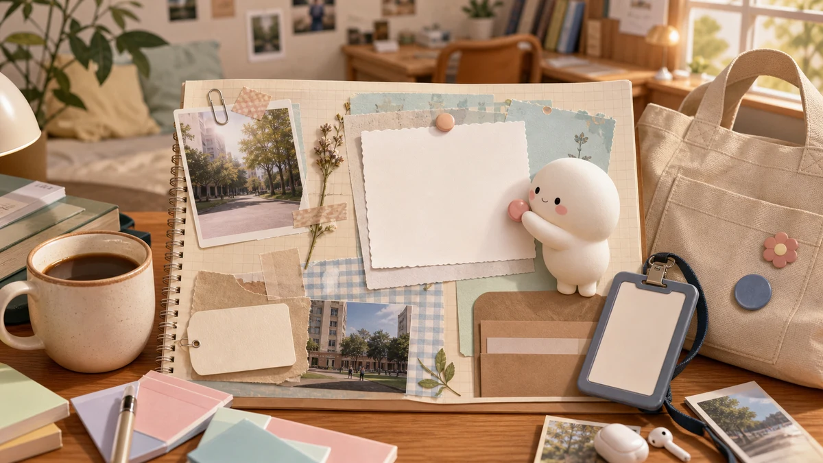 Minh họa dakku cho sinh viên năm nhất theo phong cách curation Mongle Haru