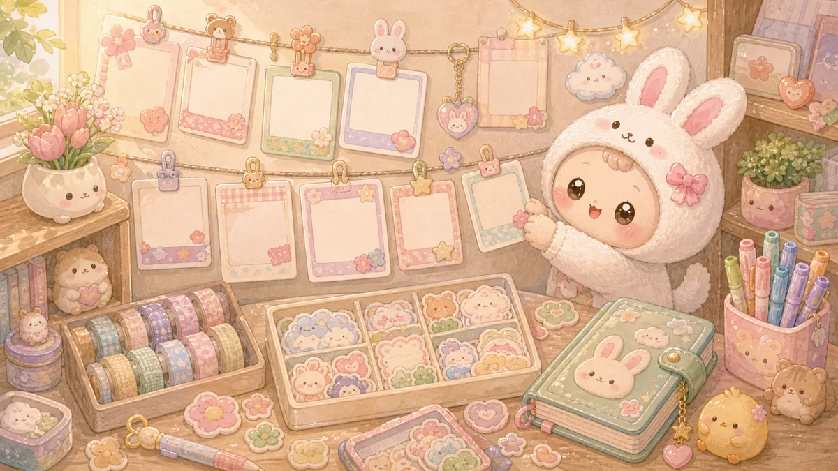 Minh họa Mongle Haru cho layout dakku cute