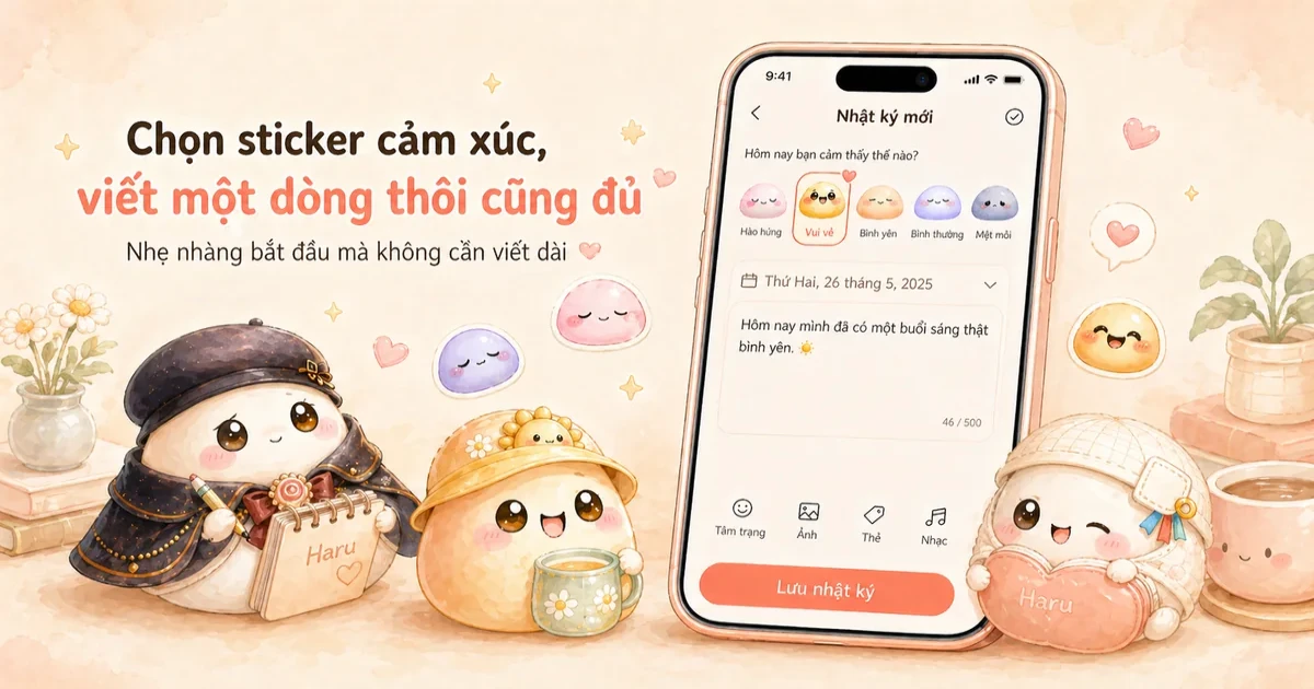 Checklist chọn app nhật ký nào phù hợp trước khi tải