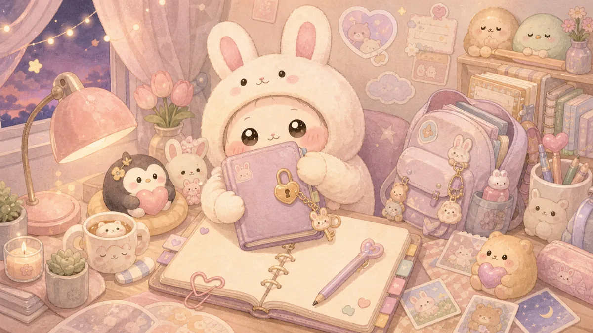 Minh họa Mongle Haru cho nhật ký tuổi teen riêng tư