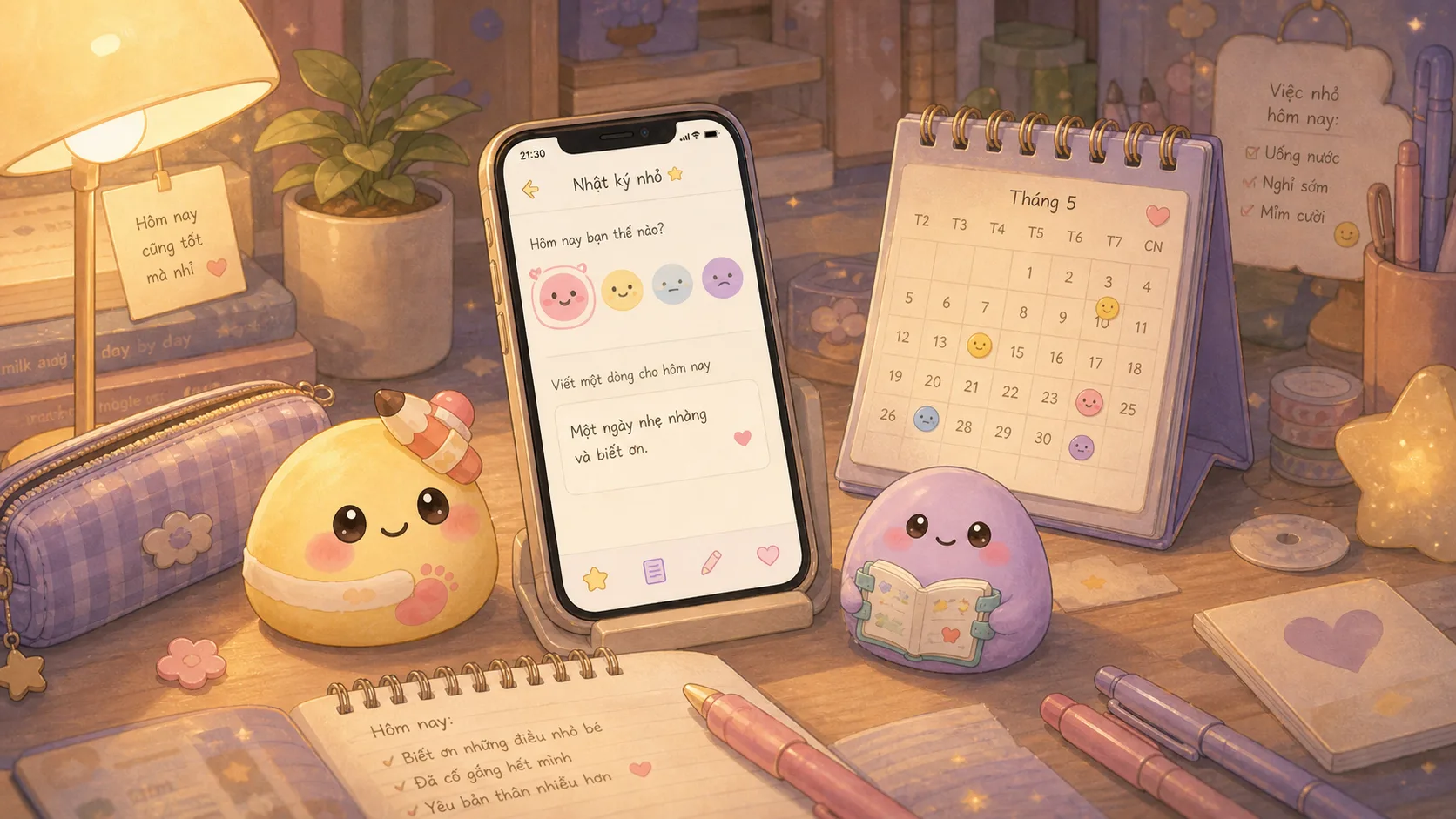 Mongle Haru đồng hành qua từng ngày viết