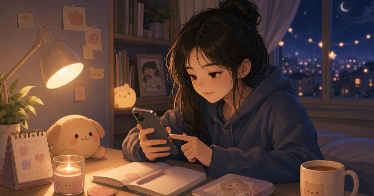 Viết nhật ký trước khi ngủ nhẹ nhàng cùng Mongle Haru