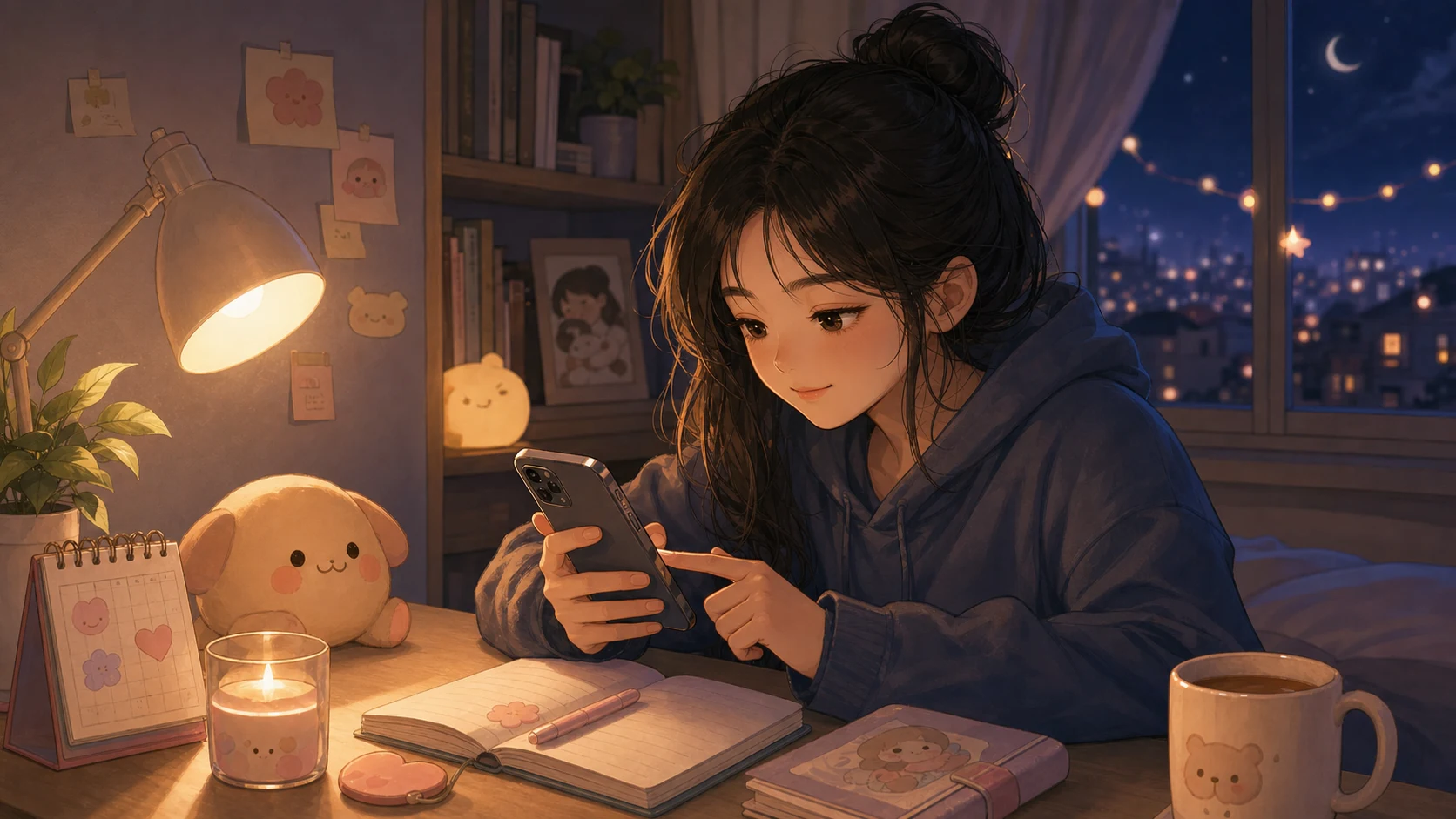 Gen Z viết nhật ký trước khi ngủ bằng một dòng ngắn